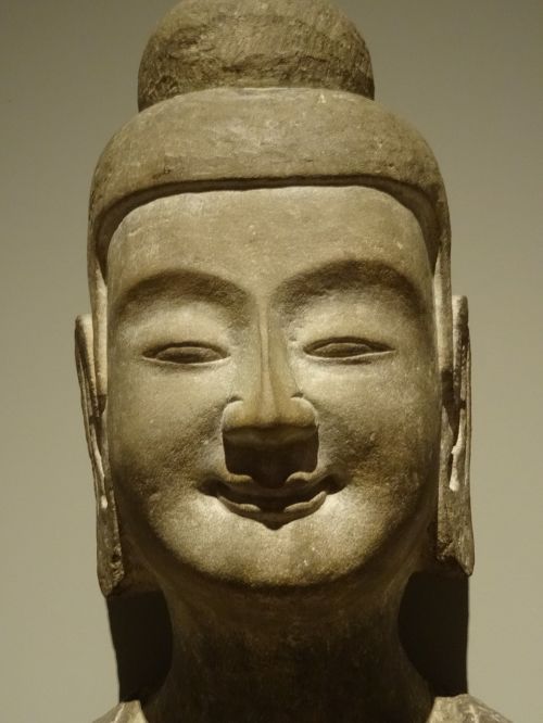 buddha face satisfaction