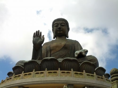 buddha statue lotus