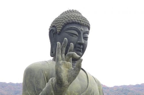 buddha statue korea meditation