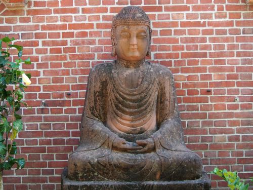 buddha statues 釋 jiamouni carved stone