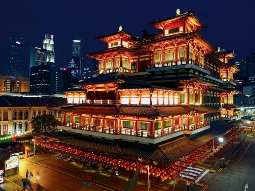 buddha tooth relic temple singapore chinatown