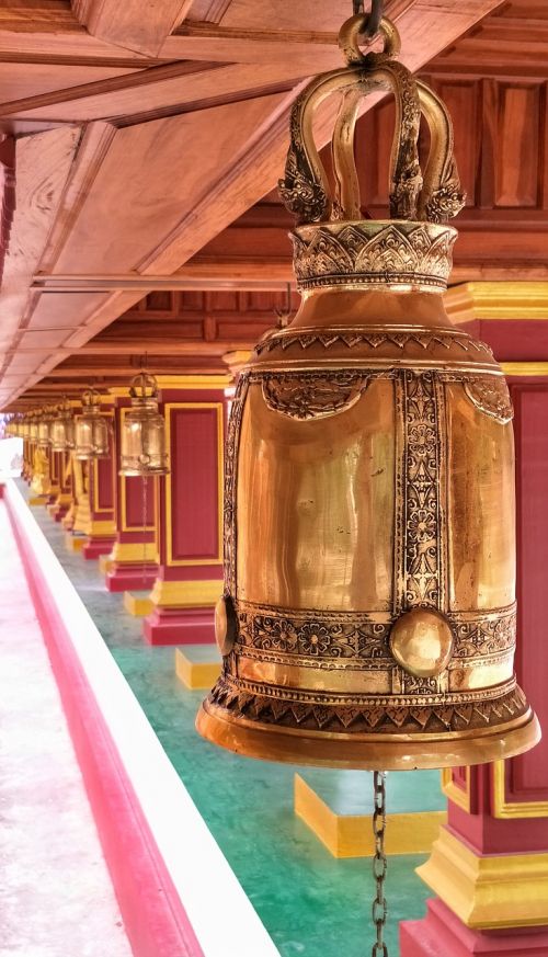 buddhist ornate bells