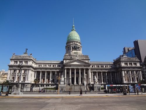 buenos aires argentine national congress facade