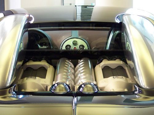 bugatti super car engine