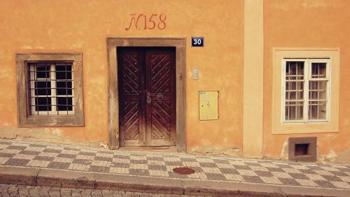 building door facade