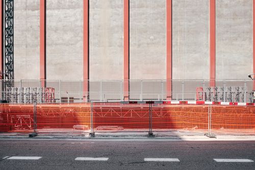 building fence road