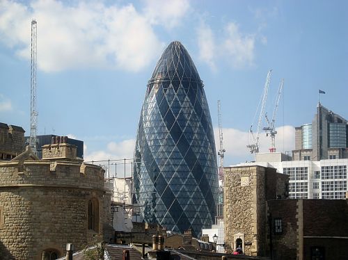 building the gherkin london