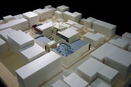 building model plus the surrounding environment