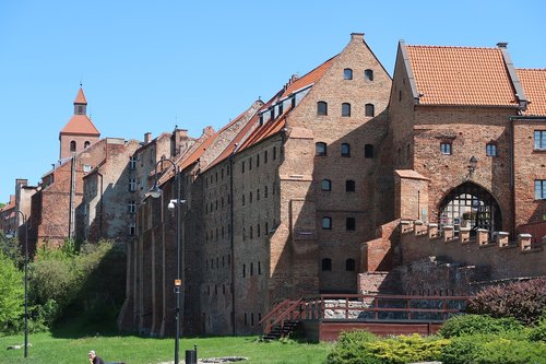 building  old town  wall