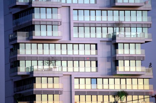 building  glass  window