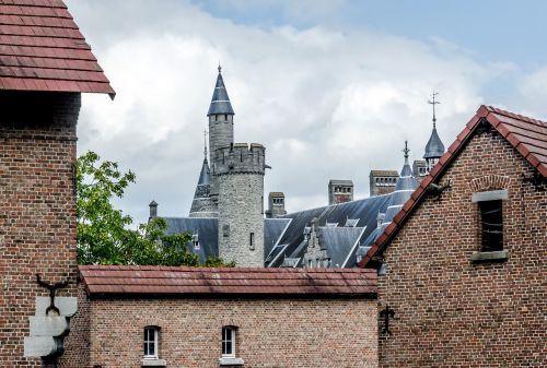 building by look castle