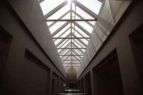 building hallway skylight