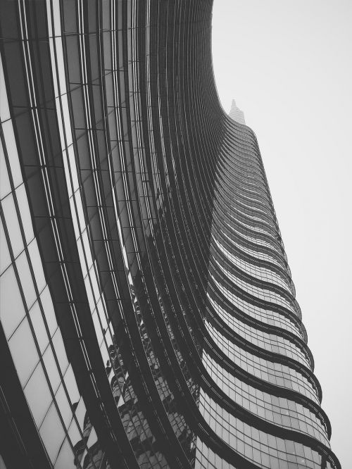 building perspective skyscaper