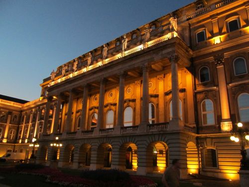 building budapest sunset