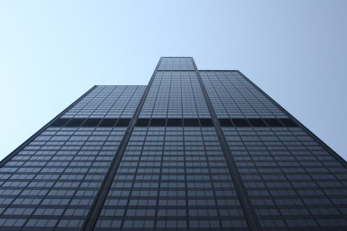 building perspective skyscraper