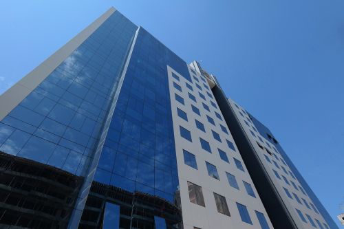 building company glass building