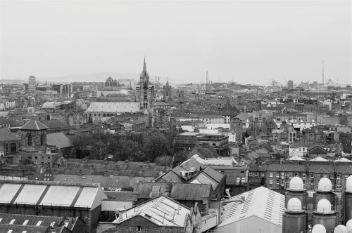 buildings aerial view