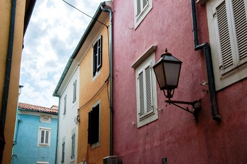 buildings istria colors