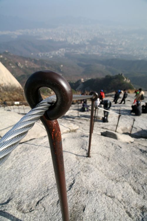 bukhansan mountain white new seoul