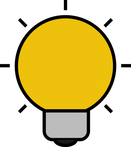 icon bulb light