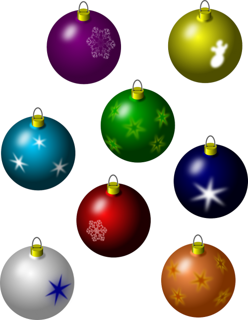 bulbs decoration christmas balls
