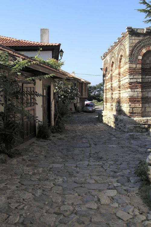 bulgaria old town alley
