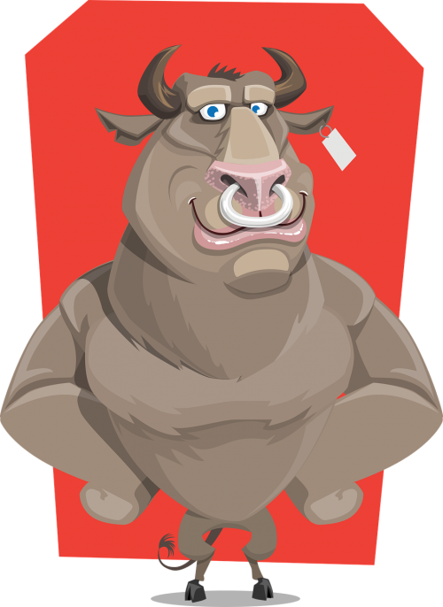bull animal character