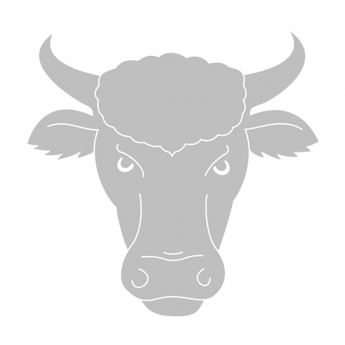 bull horn farm animal