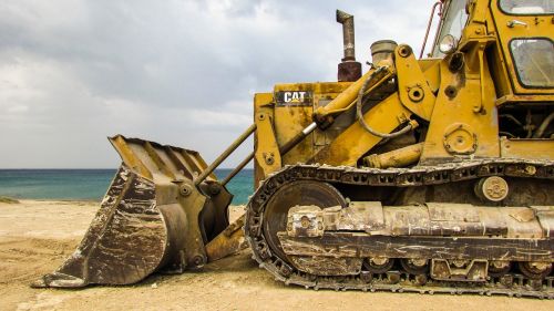 bulldozer heavy machine construction