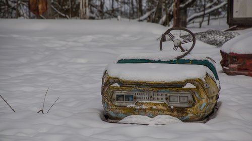 bumper car  pripyat  theme park