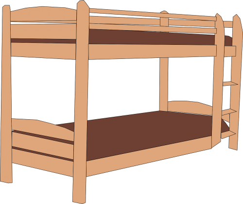bunk bed stack wooden