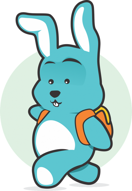 bunny cartoon logo