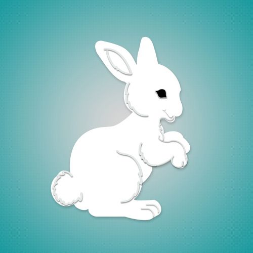 bunny white design