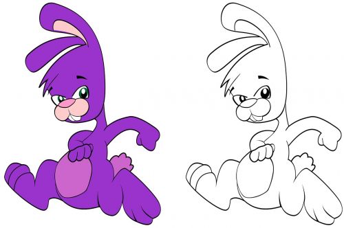 bunny cartoon celebration