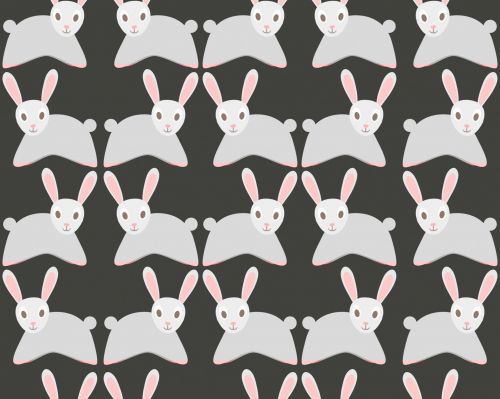 Bunny Rabbit Wallpaper Seamless