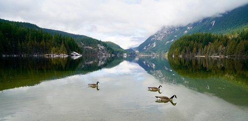 buntzen lake  british columbia  canada