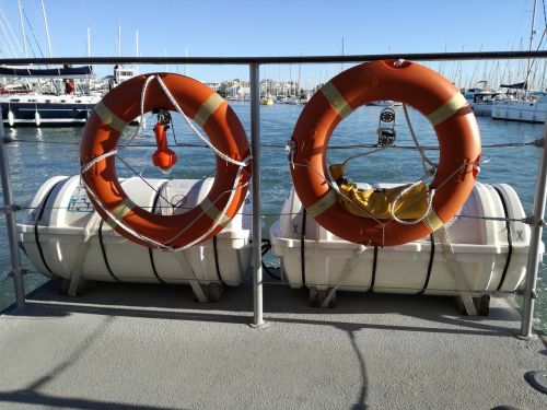 buoy rail boat