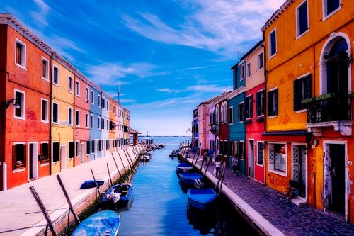 burano venice italy