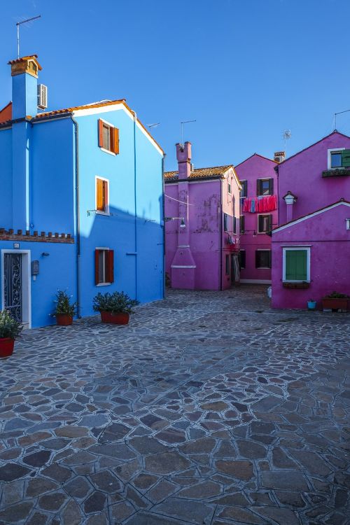 burano colored houses colorful