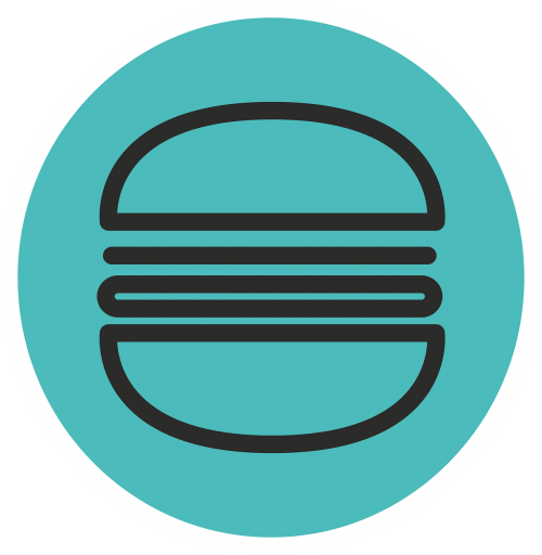 burger restaurant piktogram