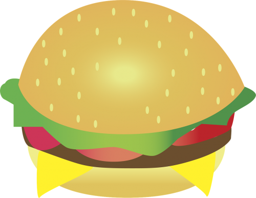 burger meat vegetables