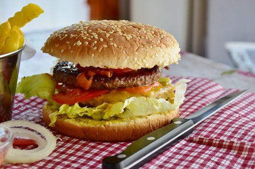 burger  hamburger  bbq