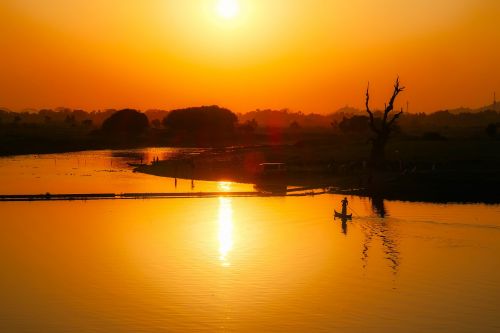 burma landscape river