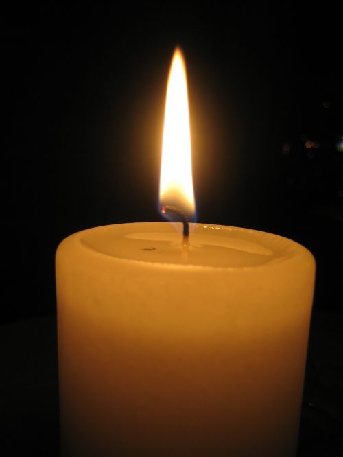 burning candle mood candle
