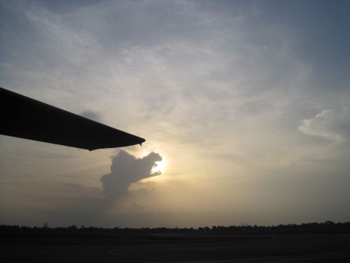 burundi africa aircraft wing bright sky