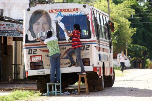 bus human road