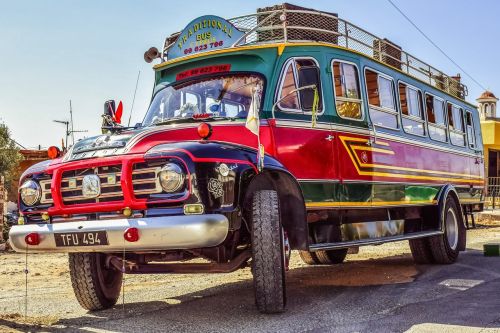 bus old vehicle