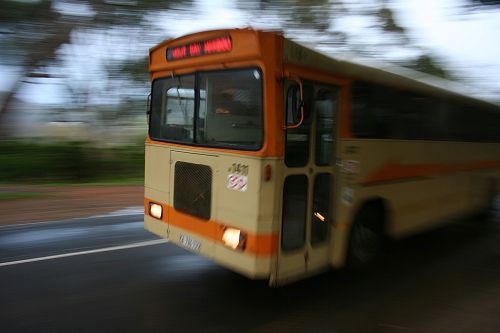 bus travel speed