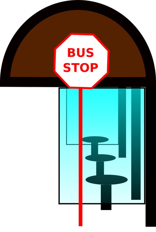 bus stop seats