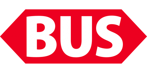 bus sign road